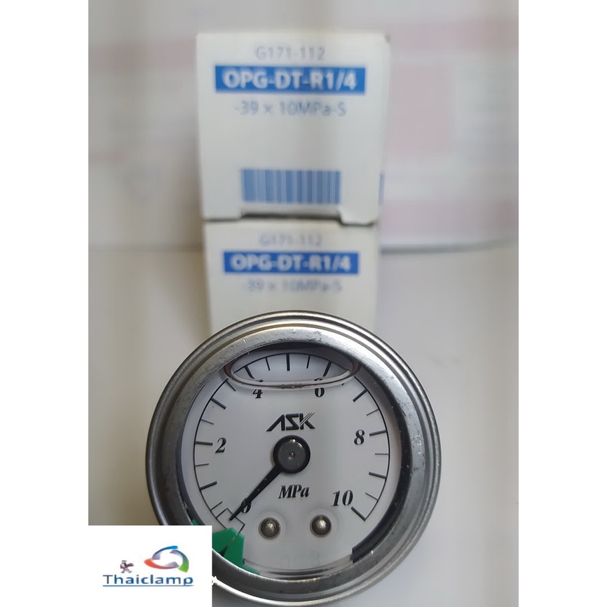 ASK (Measurement Tool) Oil Pressure Gauge OPGDTR1/439X10MPAS Shopee Thailand