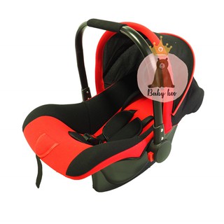 Baby boo Carseat เด็กอ่อน รุ่น:T480  สำหรับเด็กแรกเกิด -15  เดือน ปรับระดับการหิ้วได้ หิ้วได้ โยกได้ ใช้ในรถยนต์ (สีแดง)