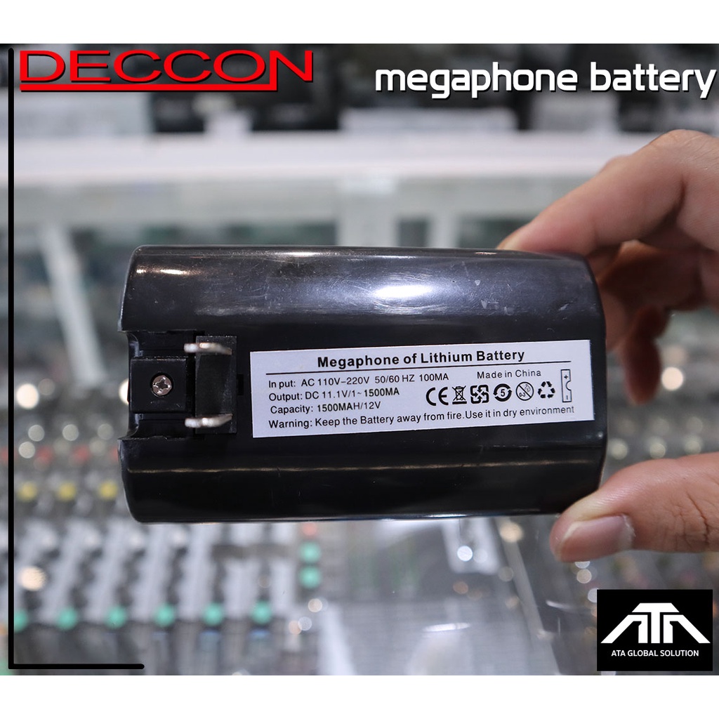 แบตเตอรี่-โทรโข่ง-megaphone-battery-compatible-with-models-mg-3007ub-mg-3008b-hm-91u