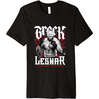 เสื้อยืดโอเวอร์ไซส์เสื้อยืด พิมพ์ลาย Wwe Brock Lesnar Beast Incarnate พรีเมี่ยมS-3XL
