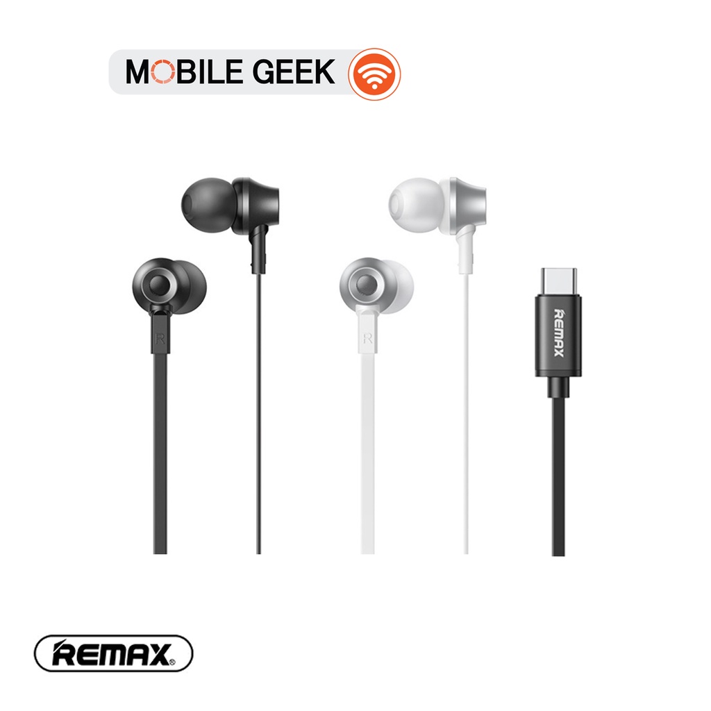 ภาพหน้าปกสินค้าREMAX หูฟัง รุ่น RM-610Da สำหรับ Type C เสียงชัด ไม่เจ็บหู ไม่หลุดง่าย เหมาะกับ Sumsung,Huawei, Xiaomi, Vivo,Oppo