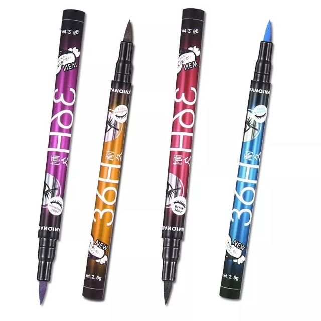 พร้อมส่ง-black-36h-waterproof-eyeliner-pencil-sweat-proof-long-lasting-liquid-eye-liner-pen-pencil-make-up-tool