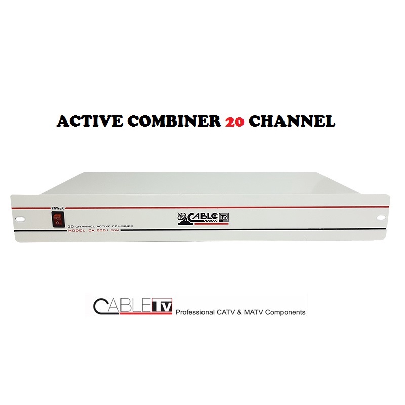 ACTIVE COMBINER รวมสัญญาณRF 20 ช่อง CABLE รุ่น CA2001COM20AC | Shopee ...