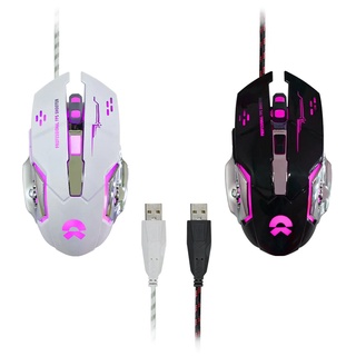 OKER X1 USB  Metal Knight Gaming Mouse เมาส์เกมมิ่ง