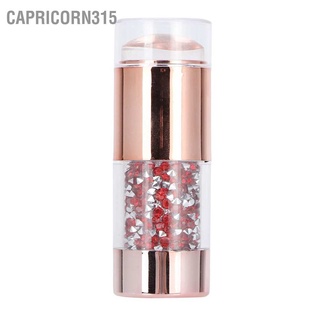 Capricorn315 แสตมป์ซิลิโคนสองหัว พร้อมแผ่นปั๊ม สําหรับตกแต่งเล็บ
