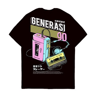 เสื้อยืดโอเวอร์ไซส์เสื้อยืด ลาย Kizaru Origin Case 90s สีดําS-3XL