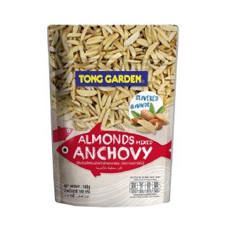 ❤️ไม่แท้คืนเงิน❤️ Tong Garden Almond Mixed Anchovy 140 g. ถั่วอัลมอนด์มิกซ์ รส แองโชวี่