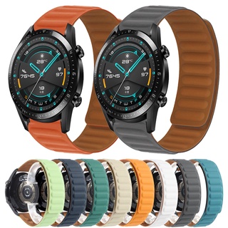 สินค้า สายนาฬิกาข้อมือซิลิโคน แบบแม่เหล็ก สําหรับ Huawei Watch GT GT2 GT3 Pro 46mm 42mm 43mm GT2e
