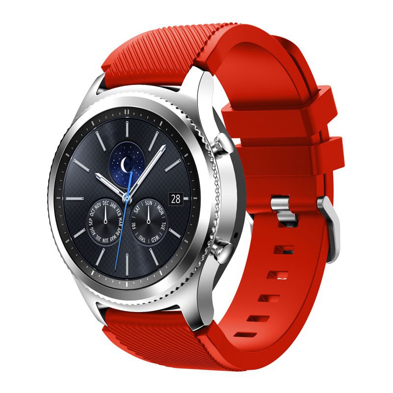 ภาพหน้าปกสินค้า22mm สายนาฬิกาข้อมือซิลิโคนสำหรับ Huawei Watch GT 46mm / Amazfit Pace / TicWatch Pro จากร้าน jessie8814.th บน Shopee