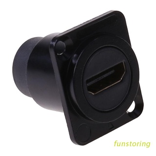 สินค้า FUN HDMI-compatible D-type Socket Network Plug Chassis Panel Mount Audio Connector