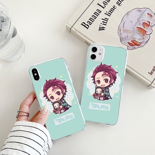 Kamado Tanjirou เคสไอโฟน 13 pro max 8 anime พลัส เคส iPhone 12 14 11 7 8 plus se2020 cover 13 pro max Xr Xs X case นิ่ม