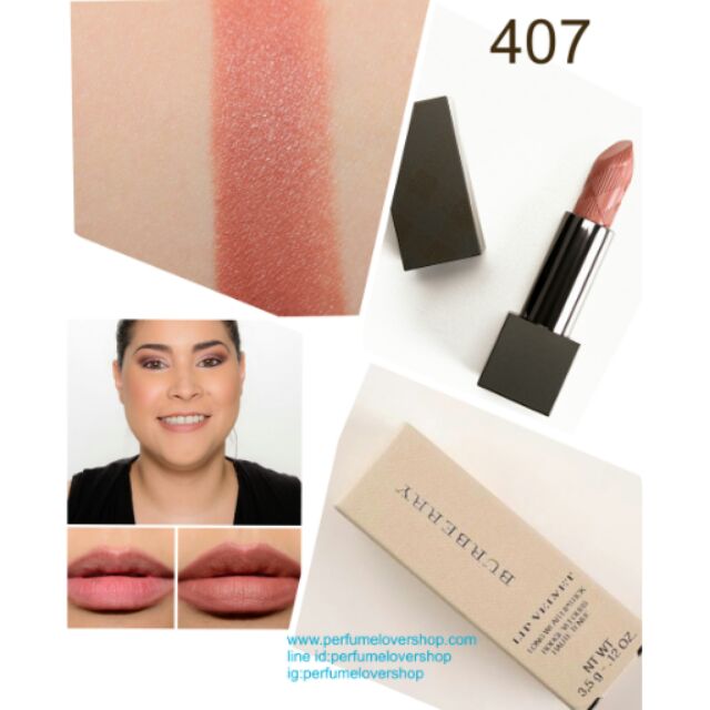 Burberry lip hotsell velvet 407