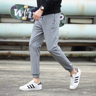 กางเกง Jogger กางเกงวอร์มขายาว แถบธงชาติ รุ่นfashionmen