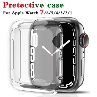 สินค้า เคสป้องกันหน้าจอ สําหรับ Apple watch iWatch Series 7 6 SE 5 4 3 2 1 41 มม. 45 มม. 40 มม. 44 มม. 42 มม. 38 มม.