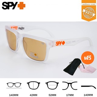 สินค้า Spy6-ส้ม แว่นกันแดด กรอบใส แว่นแฟชั่น กันUV คุณภาพดี แถมฟรี ซองเก็บแว่น และ ผ้าเช็ดแว่น