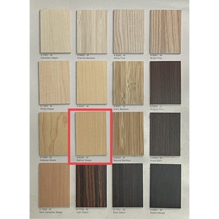 แผ่นลามิเนต Arborite A 8343 M Kalmer Maple ขนาด 120x240 ซม. หนา 0.7 มม. *พร้อมส่ง*