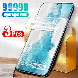 3pcs For Samsung Galaxy S22 Ultra Hydrogel Protector Film Sumsung S22plus s22ultra Phone Screen Film Not Glass