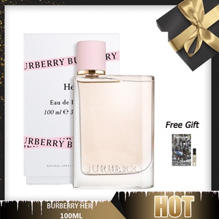 ภาพหน้าปกสินค้า🎁ของขวัญ Burberry Her Eau de Parfum 100ml EDP 100%แท้/กล่องซีล ที่เกี่ยวข้อง