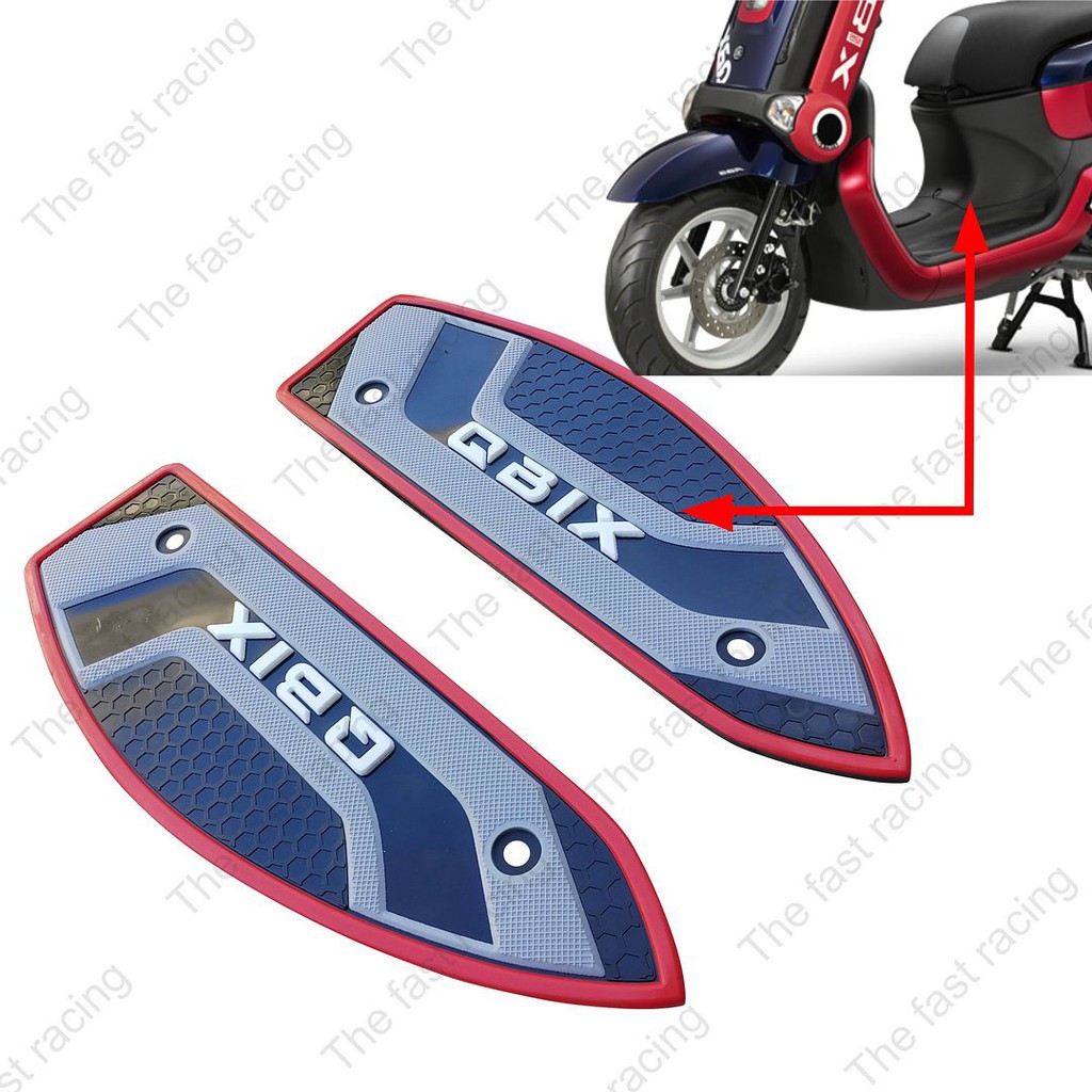 ขายราคาถูก-แผ่นรองพื้นyamaha-qbix-ยามาฮ่า-คิวบิก-สีแดง