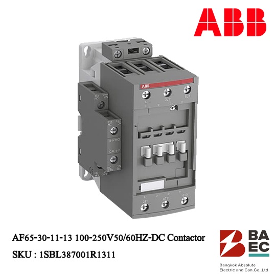 ABB Contactor AF65-30-11-13 100-250V50/60HZ-DC | Shopee Thailand