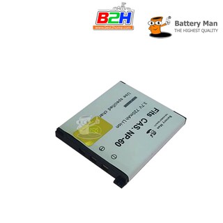 Battery Man  For CASIO NP-60  รับประกัน  1ปี