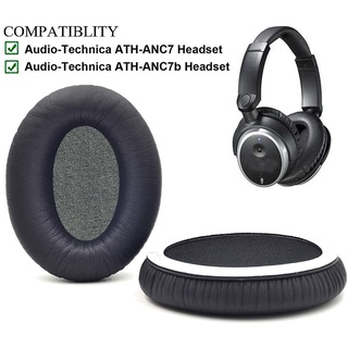 [Avery] แผ่นครอบหูฟังหนัง แบบเปลี่ยน สําหรับ Audio-Technica ATH-ANC7 ATH-ANC7B ATH-ANC9 Edifier H850
