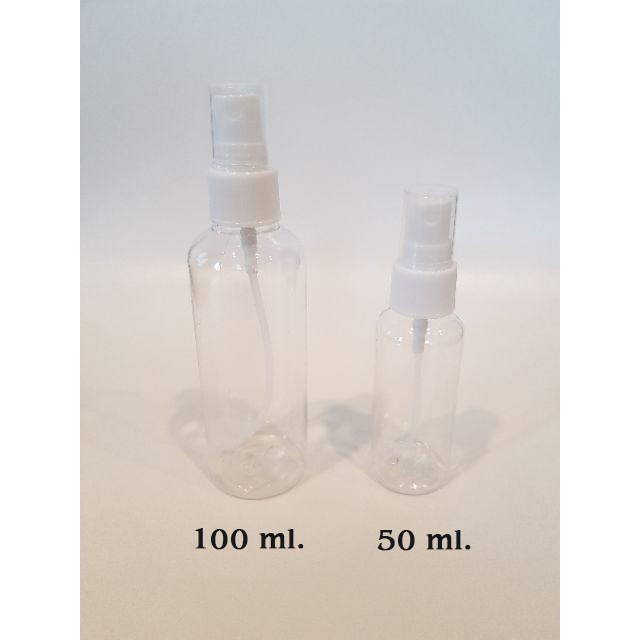 พร้อมส่งในไทย-ส่งของทุกวัน-ขวดสเปรย์เปล่าพลาสติกใสขนาด-50-ml-และ-100-ml-ถูกที่สุด-spray-bottle