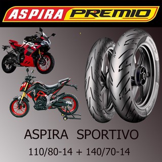 ยาง Aspira Premio (Demon150) 110/80-14 / 140/70-14