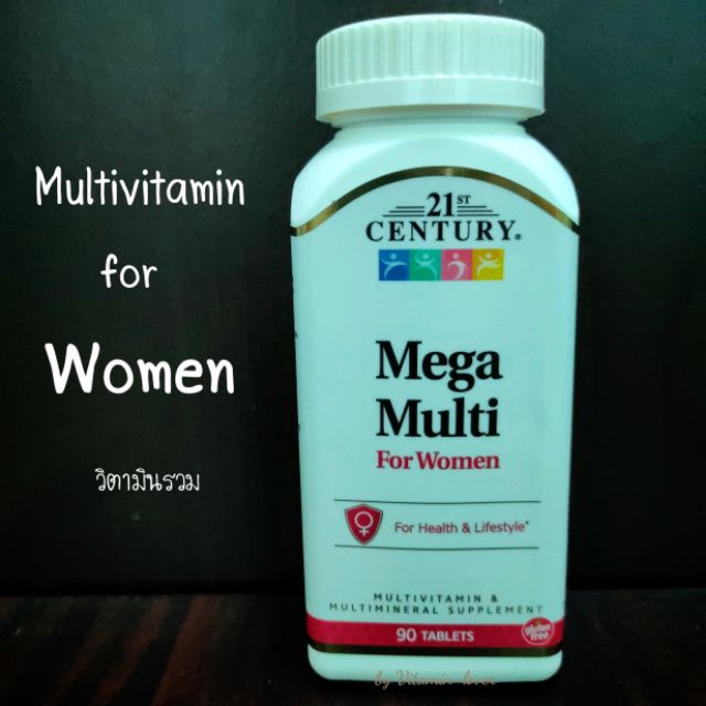 ภาพหน้าปกสินค้า21st Century Mega Multi For Women Multivitamin & Multimineral 90 Tablets จากร้าน vitamin_lover บน Shopee