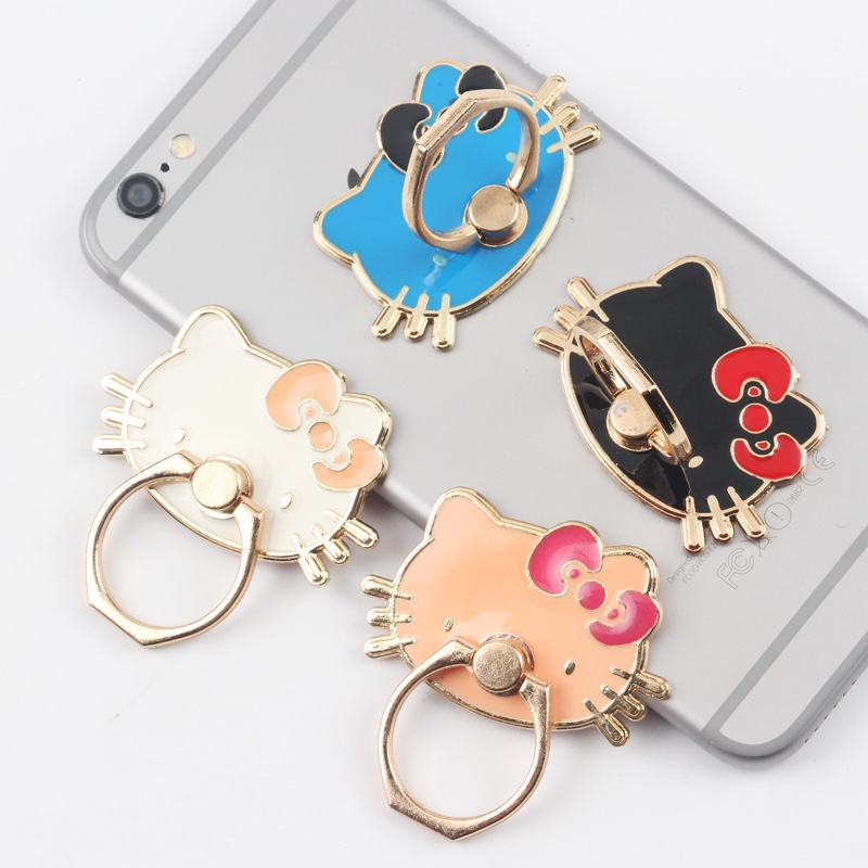 new-cartoon-kitty-cute-cat-head-shaped-four-colors-mobile-phone-ring-holder-desktop-phone-bracket