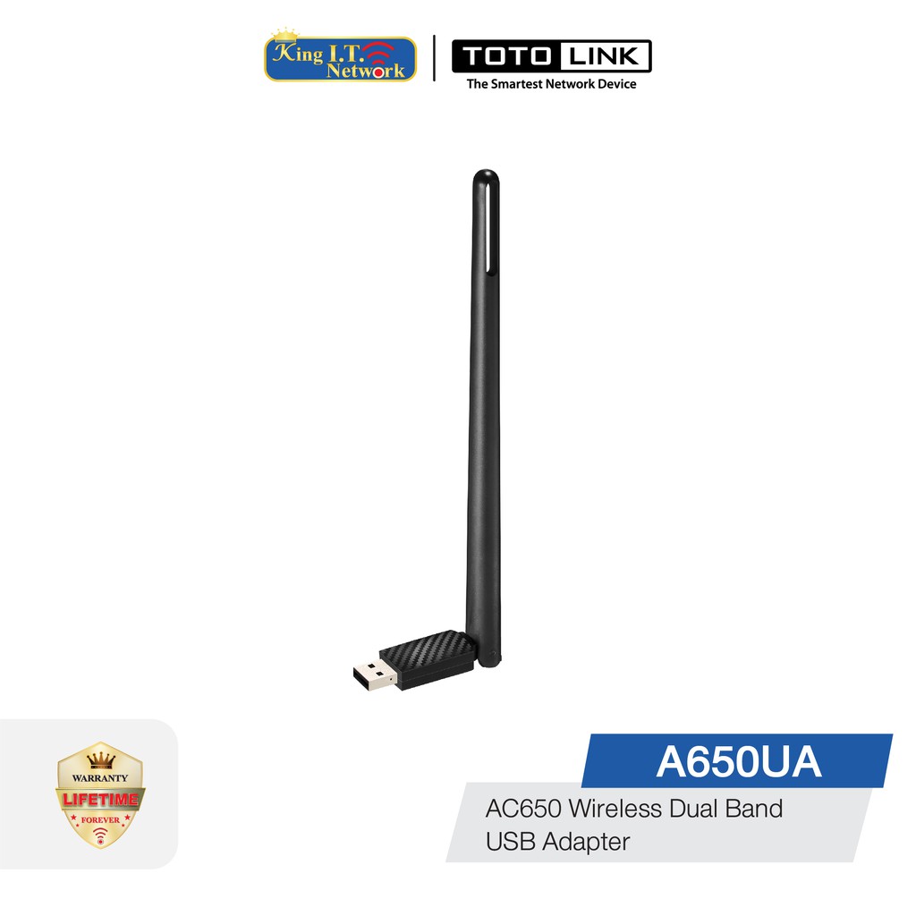 TOTOLINK (A650UA) AC650 Wireless Dual Band USB Adapter | Shopee Thailand