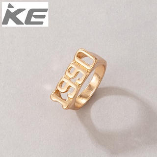 Hand Jewelry Simple Gold Ring Digital Geometric Single Ring for girls for women low price