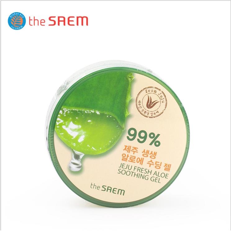 The Saem - Jeju เจลว่านหางจระเข้ ให้ความชุ่มชื้น 99 % Aloe Gel