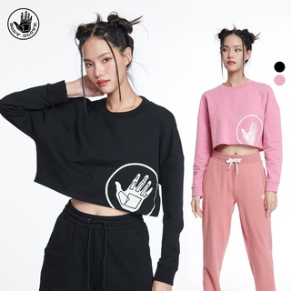 BODY GLOVE Womens SC ESSENTIAL Crop T-Shirt Long Sleeve เสื้อคร็อปแขนยาว ผู้หญิง รวมสี