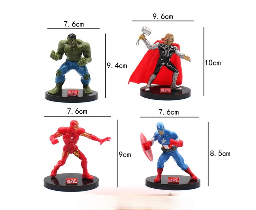 ภาพสินค้ามีของ พร้อมส่งยกเซต ฟิกเกอร์ super heroes spiderman สําหรับตกแต่งเค้ก จากร้าน warmsunshine1.th บน Shopee ภาพที่ 4