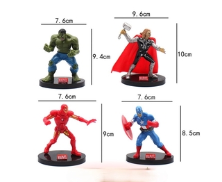 ภาพขนาดย่อของภาพหน้าปกสินค้ามีของ พร้อมส่งยกเซต ฟิกเกอร์ super heroes spiderman สําหรับตกแต่งเค้ก จากร้าน warmsunshine1.th บน Shopee ภาพที่ 4