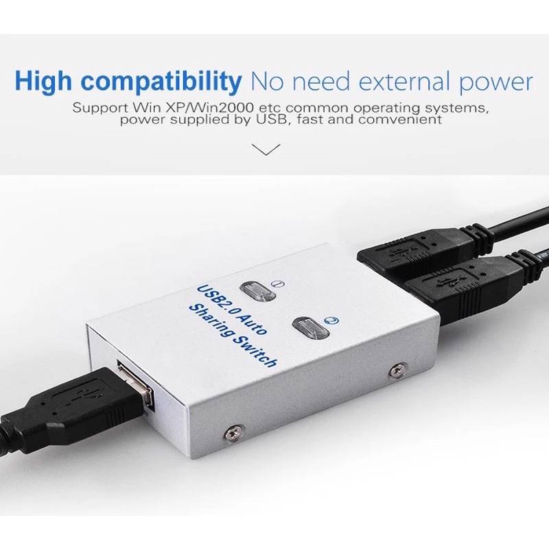 usb-2-0-hub-auto-sharing-switch-2-ports-4port-for-computer-pc-printer-สินค้ามีพร้อมส่ง