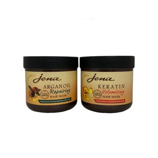 ครีมหมักผมจีน่า อาร์แกน ออยล์ /เคราติน แฮร์ มาส์ก ครีมหมักผม Jena Argan Oil/Keratin Hair Mask 500 ml.