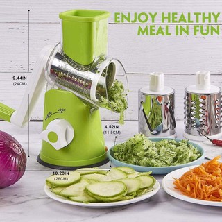 Tabletop drum grater เครื่องหมุนปั่นสไลด์ผักผลไม้มืออาชีพ