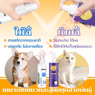 ภาพหน้าปกสินค้า🐶😼 สเปรย์ฝึกการขับถ่าย ให้ฉี่ ห้ามฉี่ สำหรับสัตว์เลี้ยง ฉี่ตรงไหนได้ผลตรงนั้น ปลอดภัยไร้สารตกค้าง แมว สุนัข หมา 120 ml ซึ่งคุณอาจชอบราคาและรีวิวของสินค้านี้