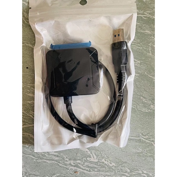 usb-3-0-ไปยัง-sata-adapter-adapter-cable-22pin-sataiii-to-usb3-0-อะแดปเตอร์สำหรับ-2-5-sata-hdd-ssd-ไม่มีadapterแถม