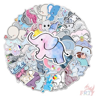 50Pcs/Set ☆ Q Funny Elephant Series 01 สติ๊กเกอร์ ☆ DIY Fashion Waterproof Decals Doodle Graffiti สติ๊กเกอร์