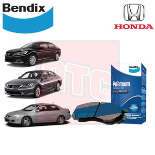 Bendix ผ้าเบรค honda accord ทุกรุ่น ฮอนด้า แอคคอร์ด Ultra Premium อัลตร้า พรีเมี่ยม