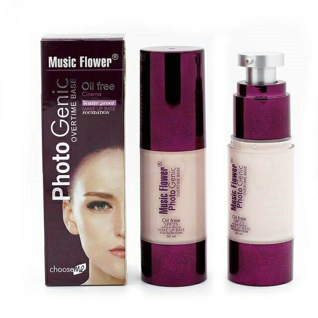 แท้-รองพื้นที่ถามหากันมากที่สุด-รองพื้น-music-flower-photogenic-overtime-foundation-oil-free-spf-25-30ml