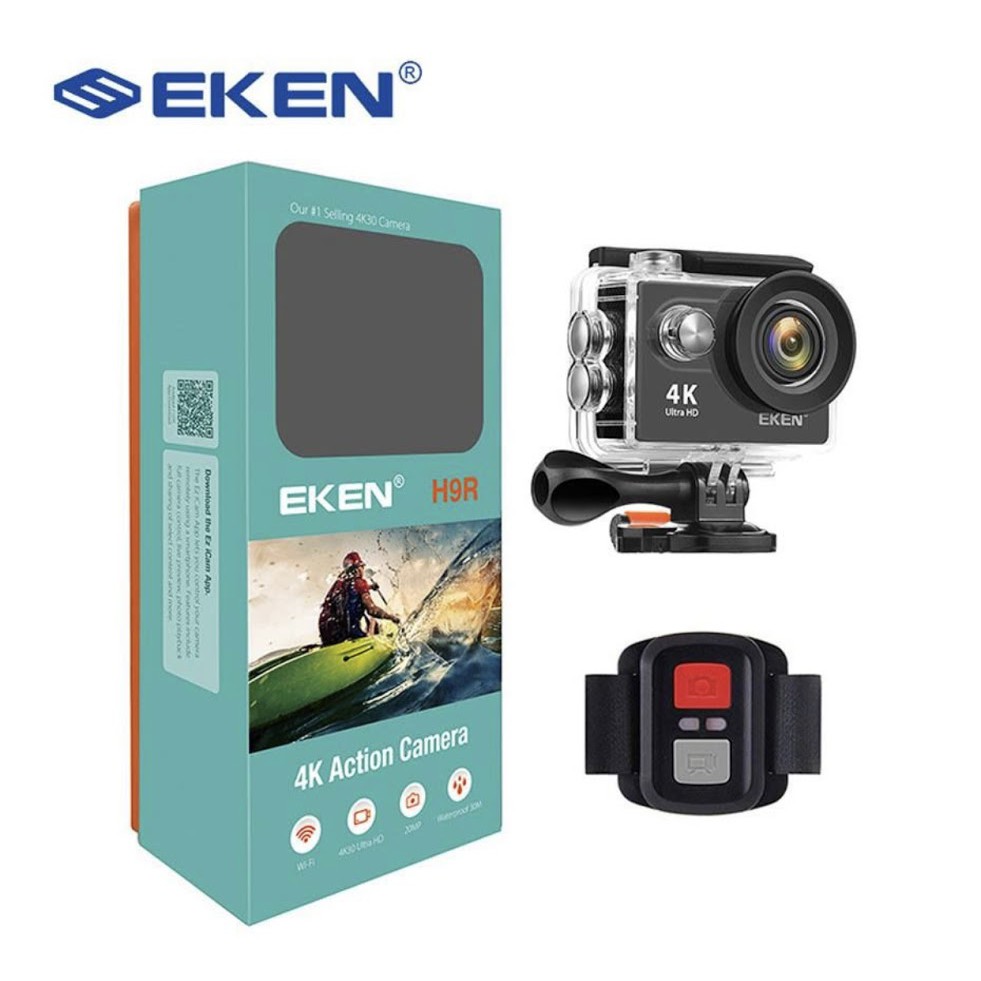 ภาพหน้าปกสินค้าพร้อมส่ง กล้องกันน้ำ EKEN H9R 4K กล้อง Action Camera กล้องติดหมวกกันน็อค กล้องติดรถ 100% คมชัด