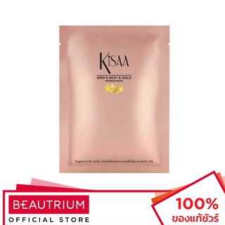 KISAA Birds Nest &amp; Gold Premium Mask มาส์กแผ่น 35g