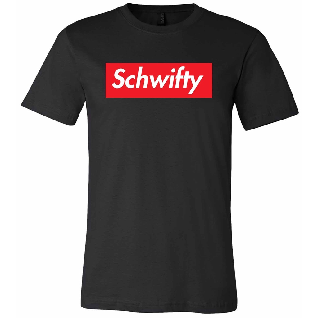 เสื้อยืดชาย-มารับเสื้อยืดพรีเมี่ยมschwiftyกันเถอะ-เสื้อยืดการ์ตูนตลก