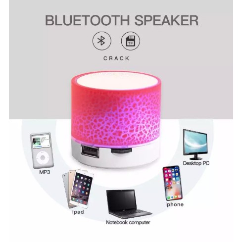 ภาพสินค้าลำโพงบูลทูธพกพา ลำโพงจิ๋วแต่แจ๋ว มีไฟแทค Mini Bluetooth Speaker Build-In Microphone คละสี น้ำหนักเบา ง่ายต่อการพกพา ทน จากร้าน jmphone บน Shopee ภาพที่ 6