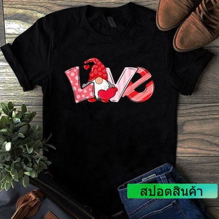 เสื้อยืดใหม่ 【COD】 เสื้อยืดคอกลม ผ้าฝ้าย พิมพ์ลายโนมหัวใจน่ารัก เหมาะกับของขวัญวันวาเลนไทน์ แฟชั่นคลาสสิก สําหรับผู้ชาย