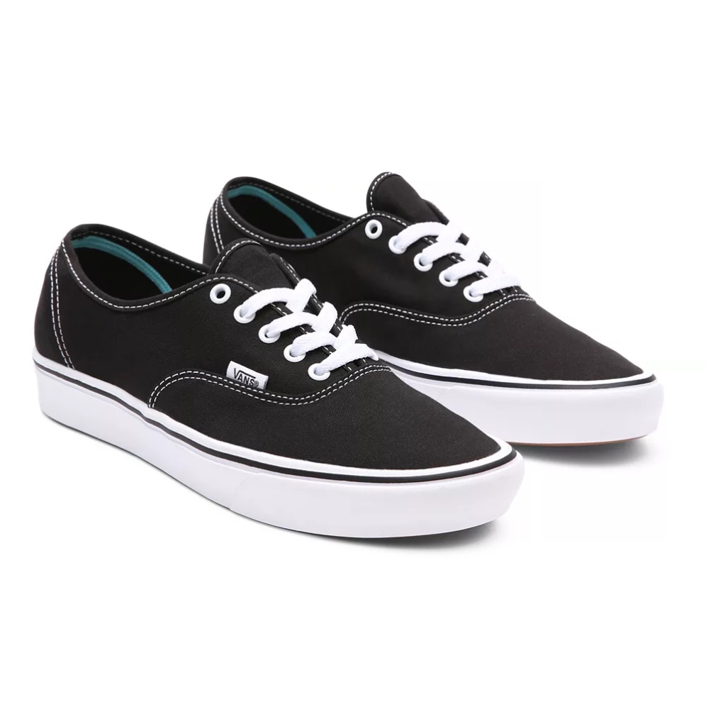 VANS Authentic (ComfyCush) - Black/True White VN0A3WM7VNE รองเท้าแวน แท้  100% โดย VANS Thailand Dealer - WeSneaker | Shopee Thailand